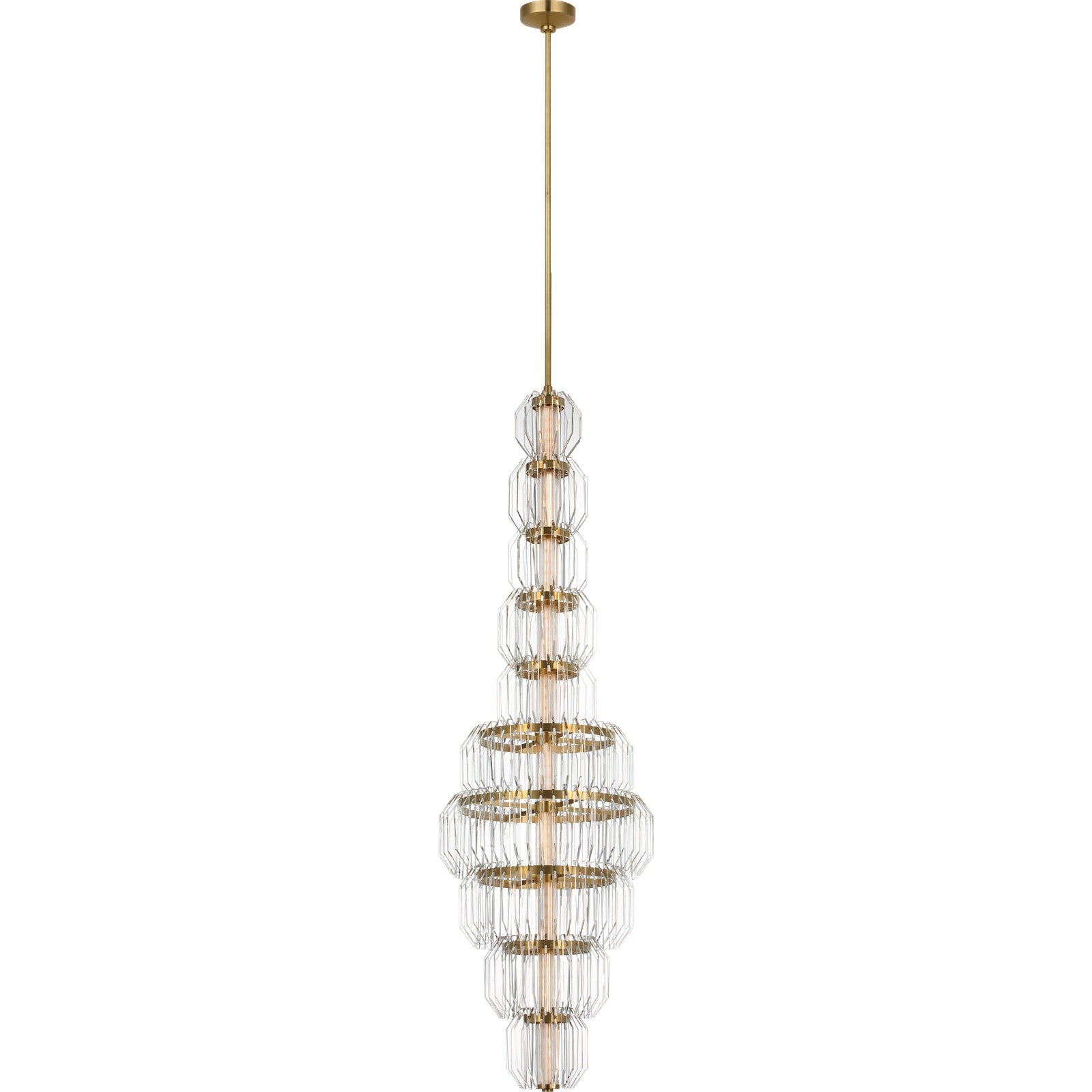 Killarney 19" Layered Entry Chandelier - Visual Comfort Ceiling Lights