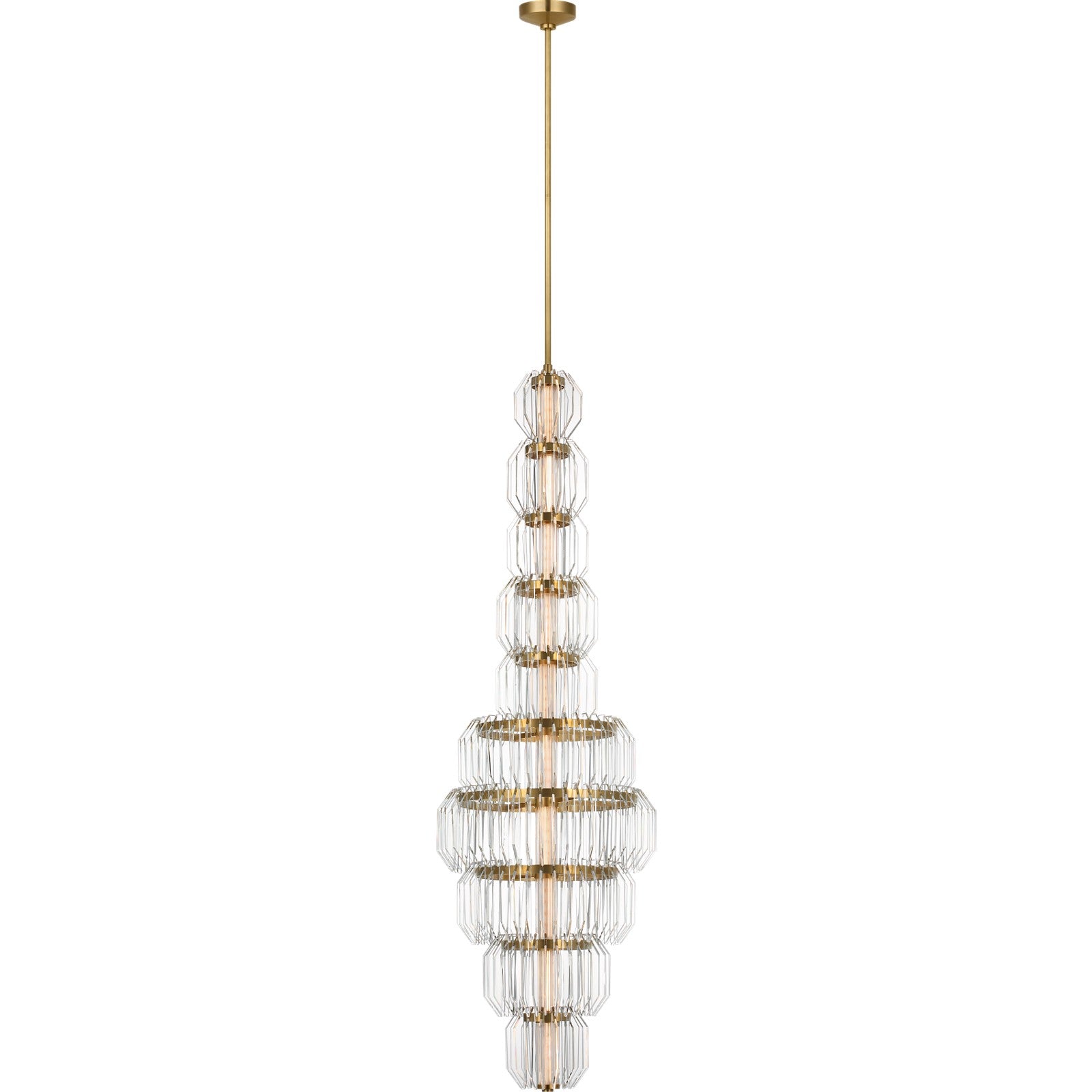 Killarney 19" Layered Entry Chandelier - Visual Comfort Ceiling Lights
