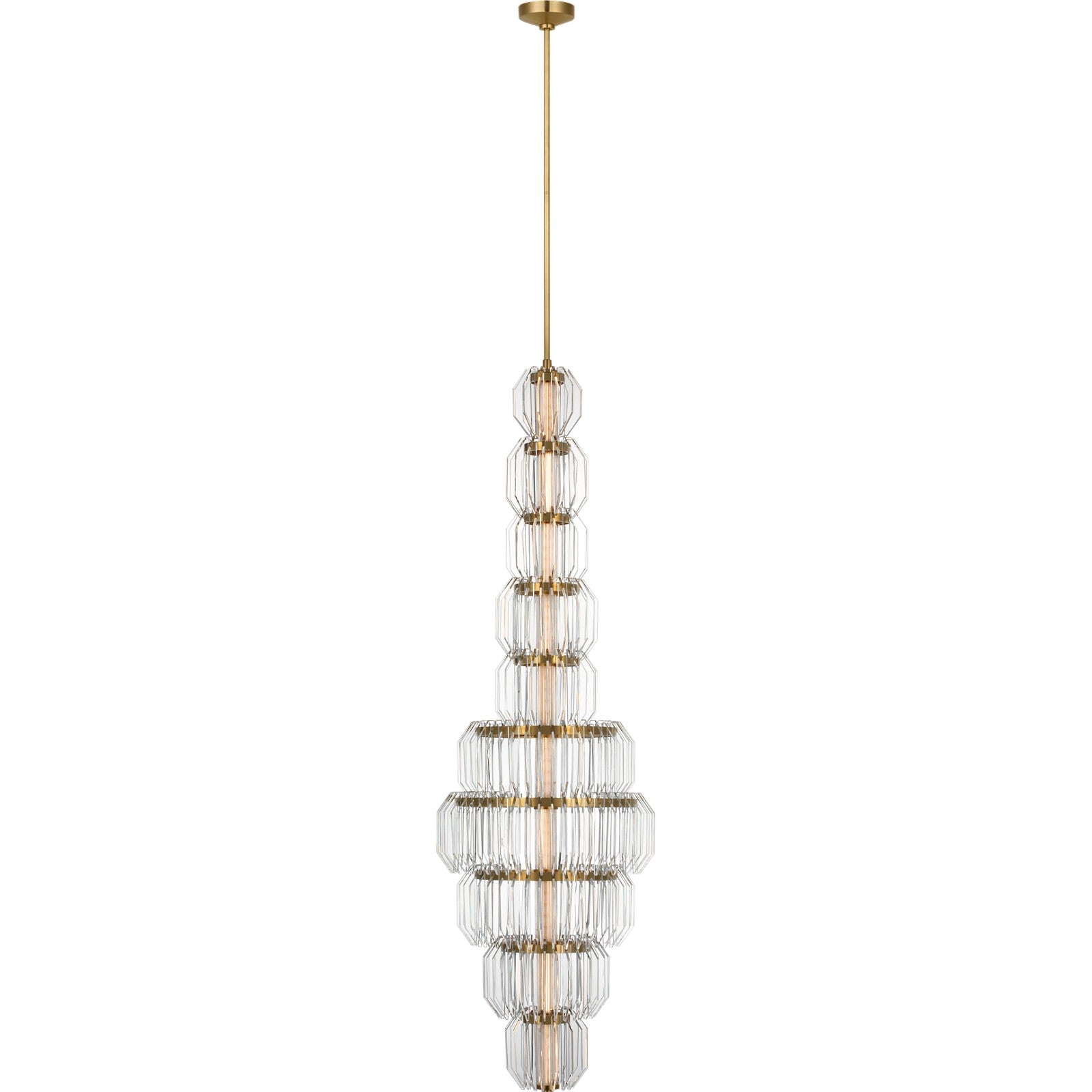 Killarney 19" Layered Entry Chandelier - Visual Comfort Ceiling Lights