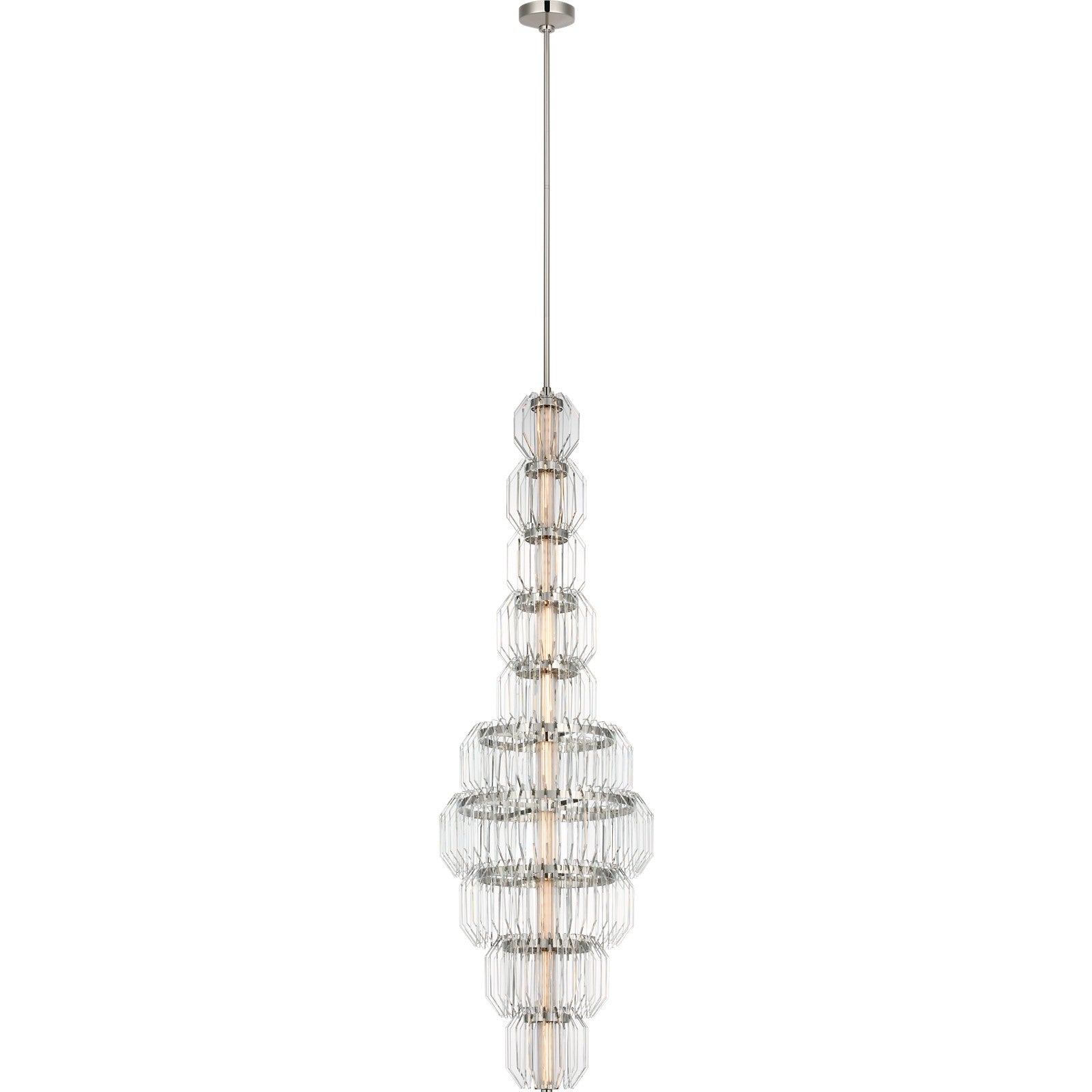 Killarney 19" Layered Entry Chandelier - Visual Comfort Ceiling Lights
