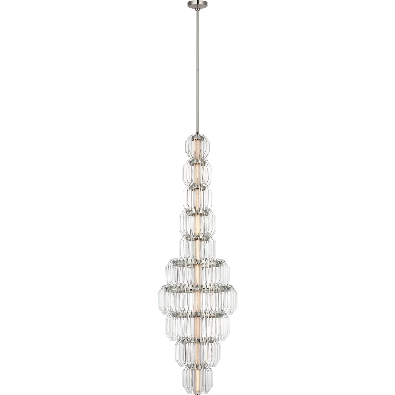Killarney 19" Layered Entry Chandelier - Visual Comfort Ceiling Lights