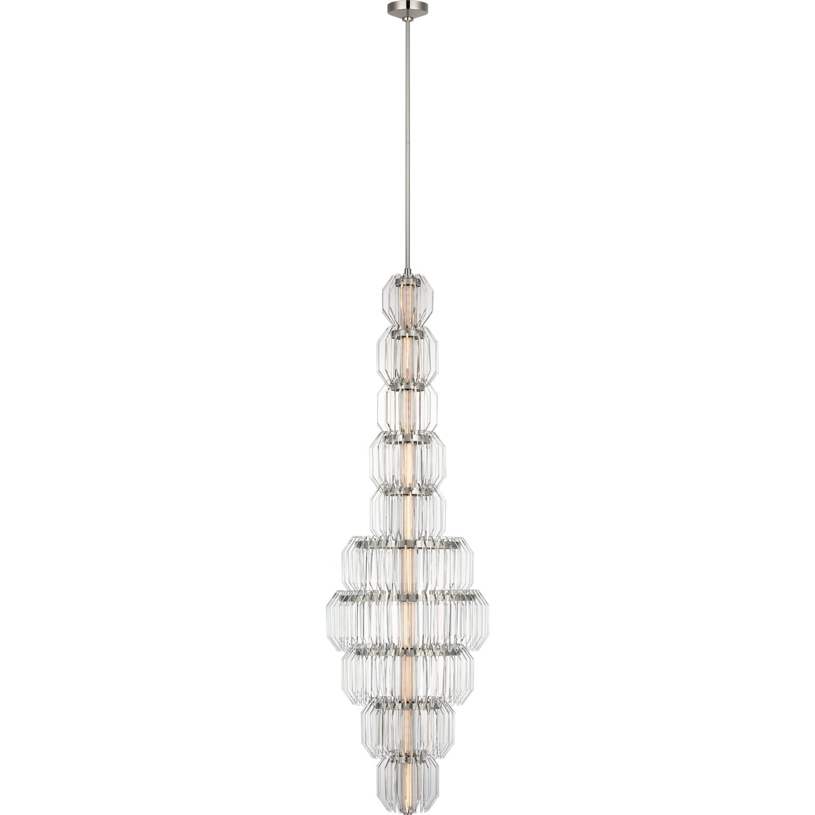 Killarney 19" Layered Entry Chandelier - Visual Comfort Ceiling Lights