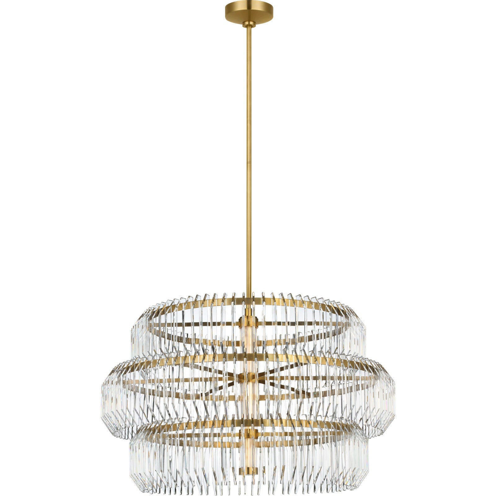 Killarney 32" Layered Drum Chandelier - Visual Comfort Ceiling Lights