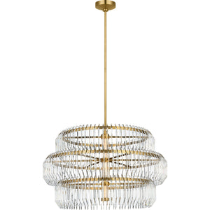 Killarney 32" Layered Drum Chandelier - Visual Comfort Ceiling Lights