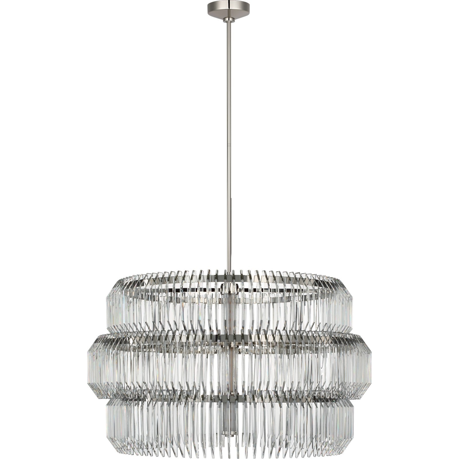 Killarney 32" Layered Drum Chandelier - Visual Comfort Ceiling Lights