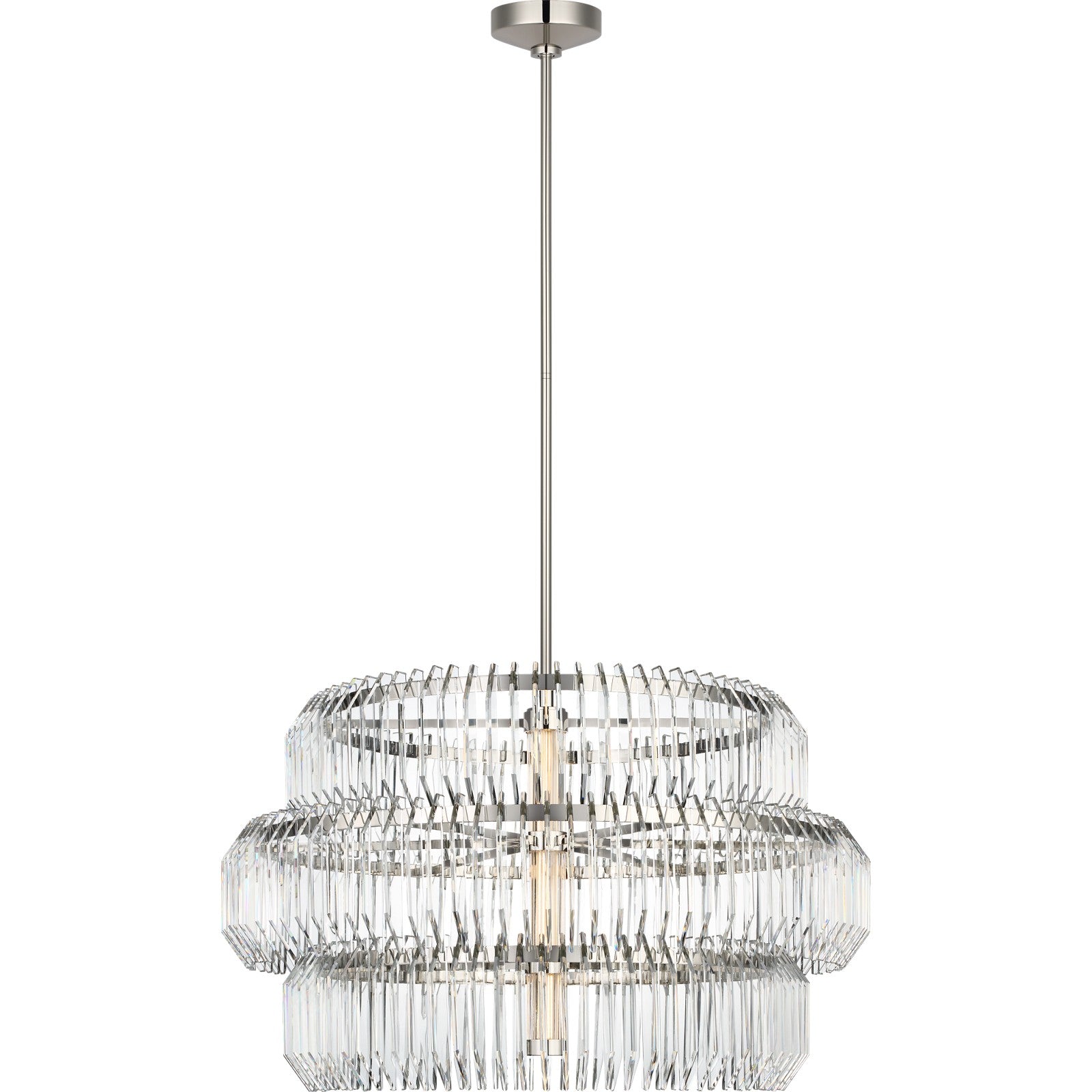 Killarney 32" Layered Drum Chandelier - Visual Comfort Ceiling Lights