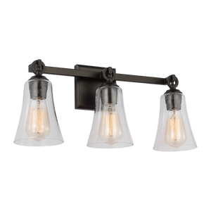 Monterro 3 - Light Vanity Burnished Brass - Visual Comfort Wall Lights