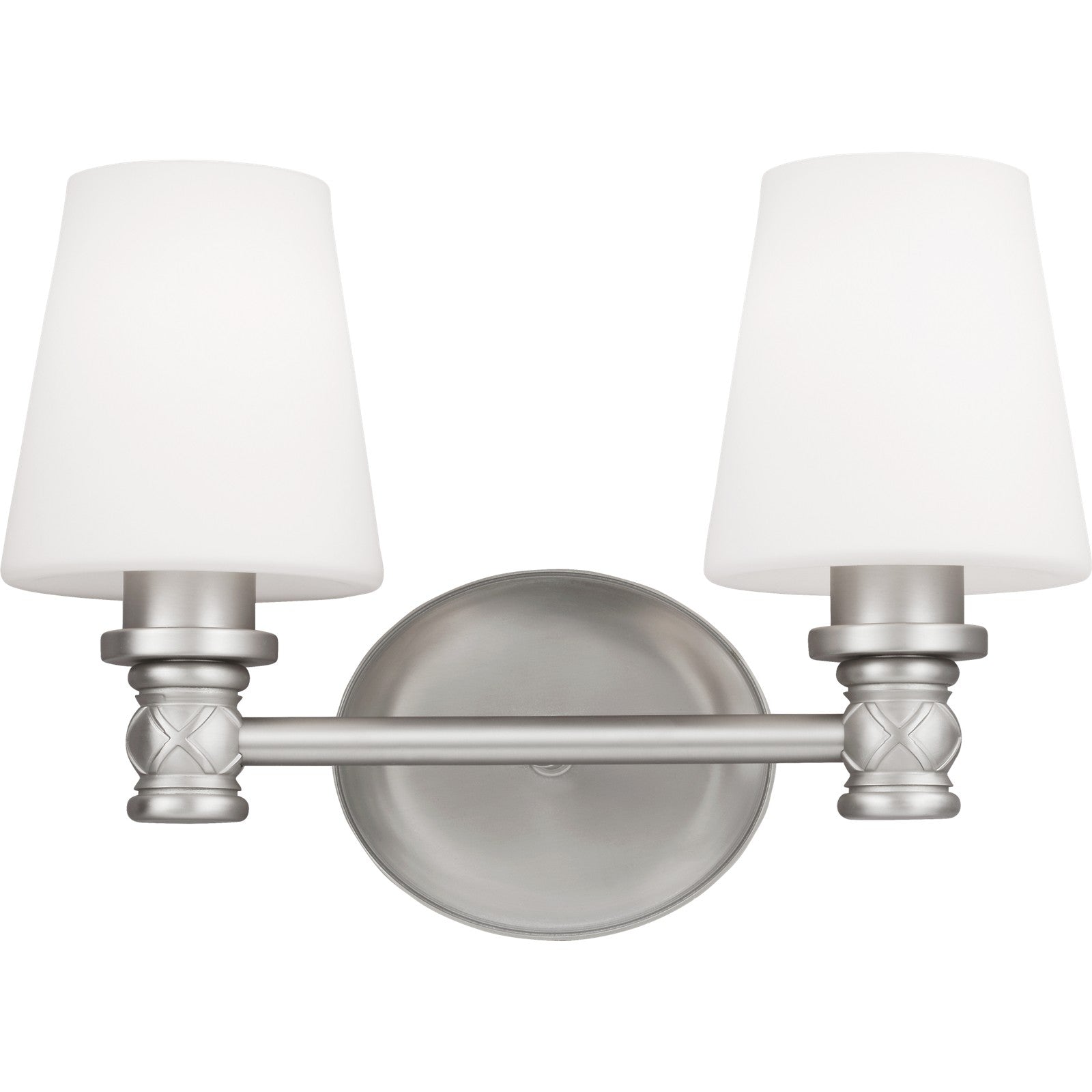 Xavierre 2 - Light Vanity Satin Nickel - Visual Comfort Wall Lights
