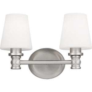 Xavierre 2 - Light Vanity Satin Nickel - Visual Comfort Wall Lights