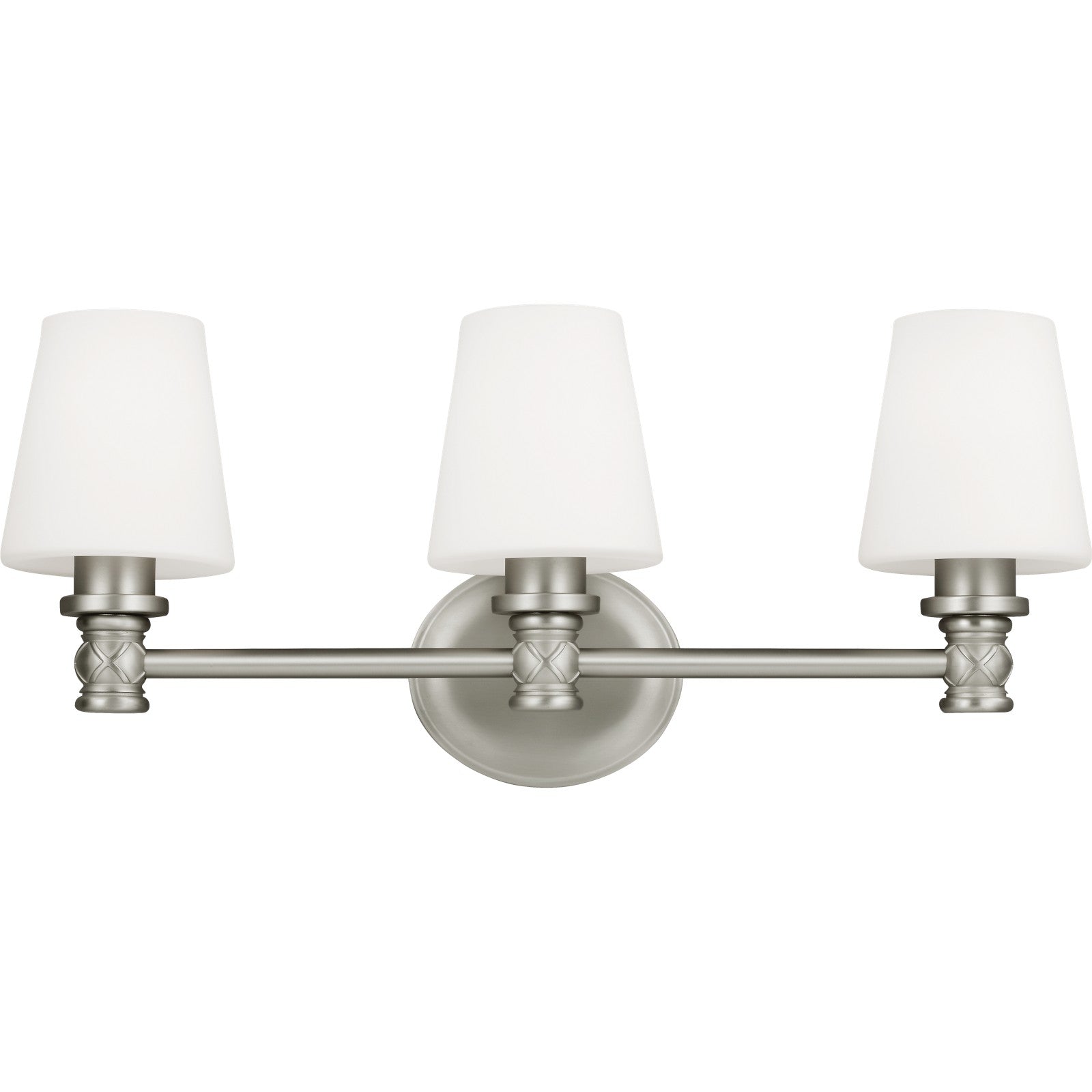 Xavierre 3 - Light Vanity Satin Nickel - Visual Comfort Wall Lights