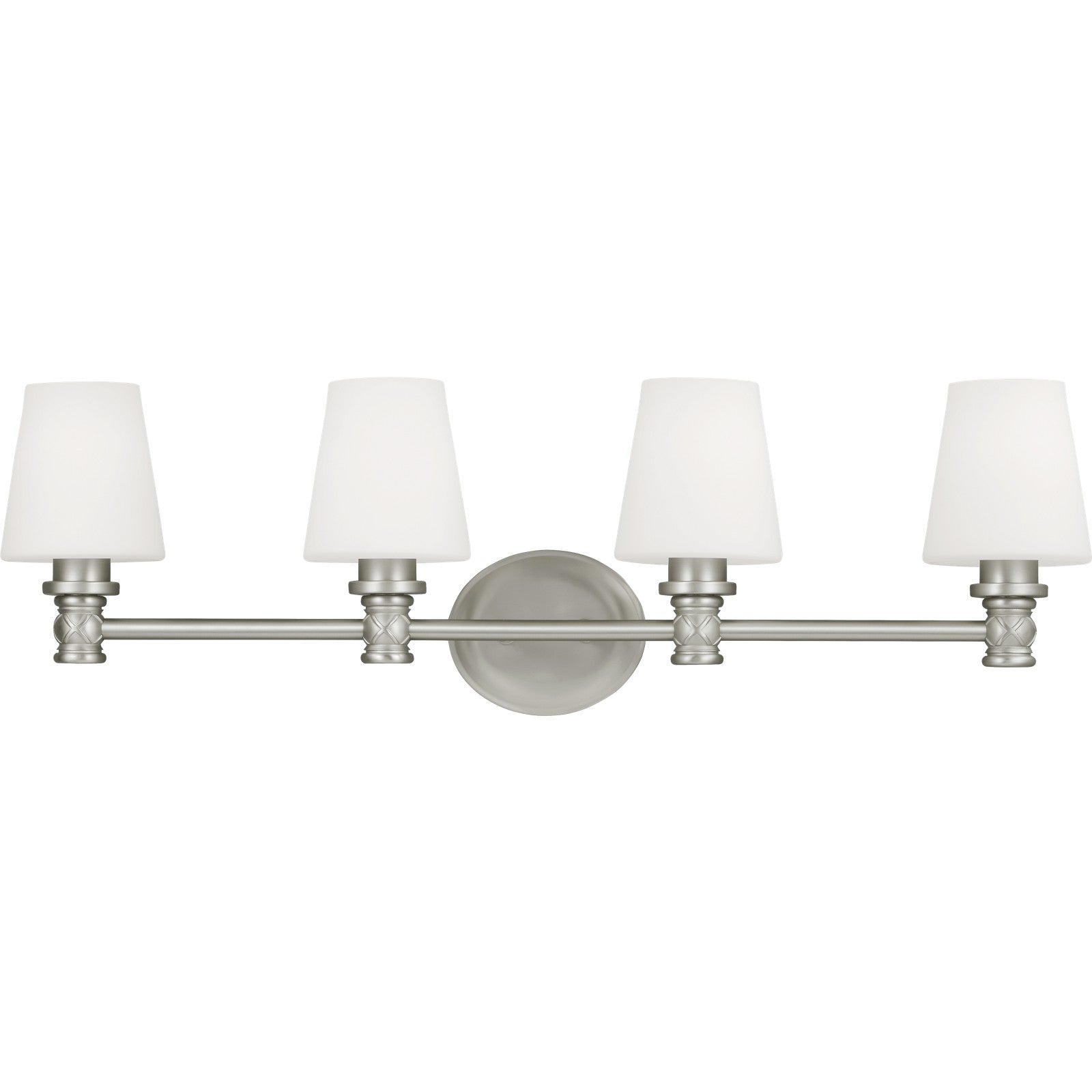 Xavierre 4 - Light Vanity Satin Nickel - Visual Comfort Wall Lights