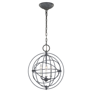 Bayberry Small Pendant Weathered Galvanized - Visual Comfort Ceiling Lights