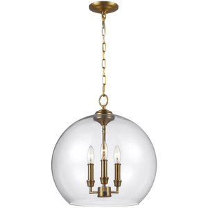 Lawler Orb Pendant in Chrome - Visual Comfort Ceiling Lights