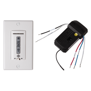 NEO Hardwired Wall Control Transmitter & Receiver (Non-Reversing) - Visual Comfort Fan 1