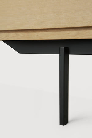 Shadow Sideboard - Black Metal Legs - Ethnicraft