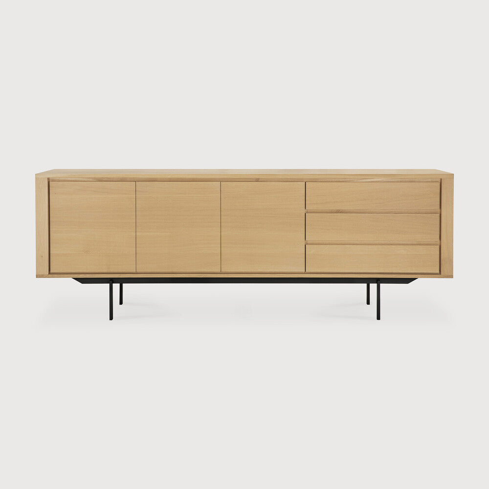 Shadow Sideboard - Black Metal Legs - Ethnicraft