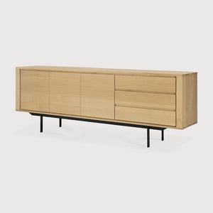 Shadow Sideboard - Black Metal Legs - Ethnicraft