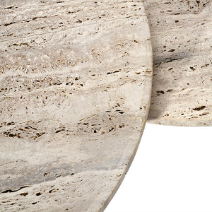 Amerigo Cocktail Table Set - Travertine