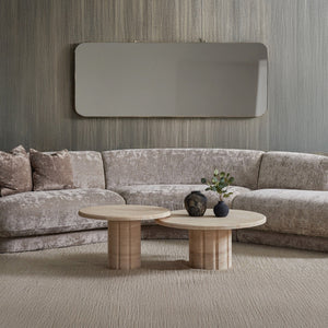 Amerigo Cocktail Table Set - Travertine