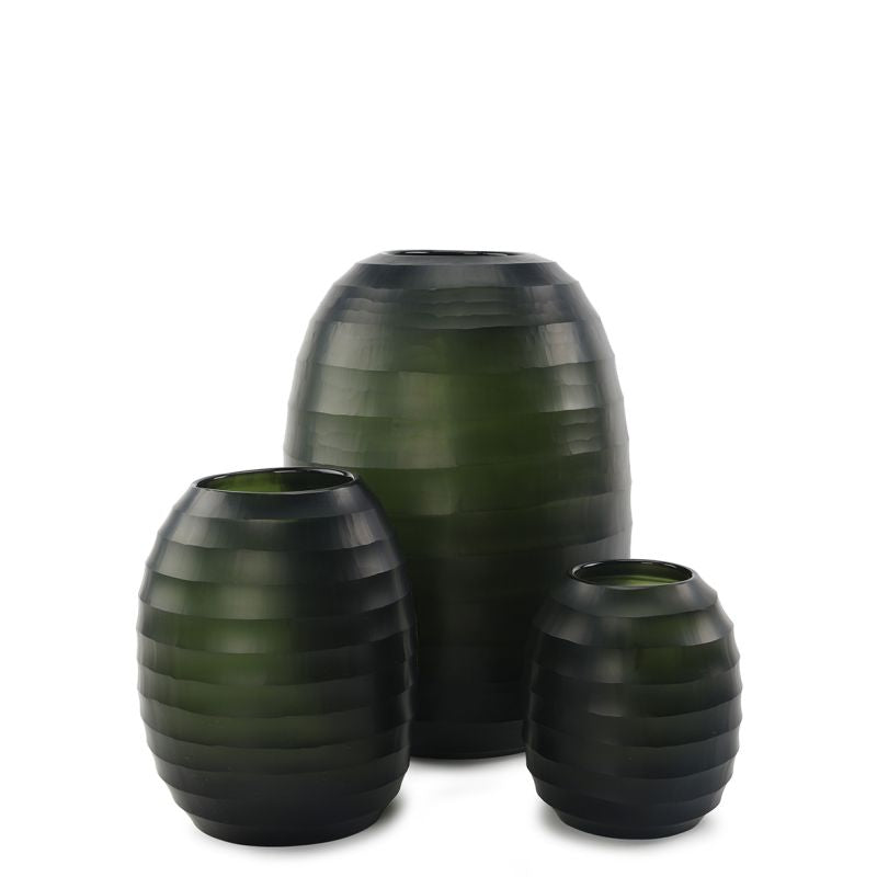 Belly Vase Black Steelgrey $142.00 - $495.00