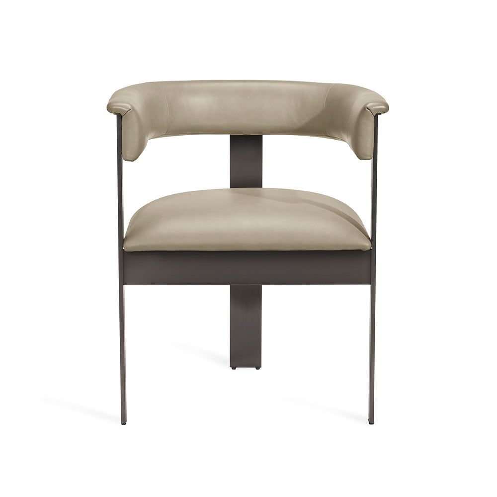 Darcy Dining Chair - Taupe / Graphite