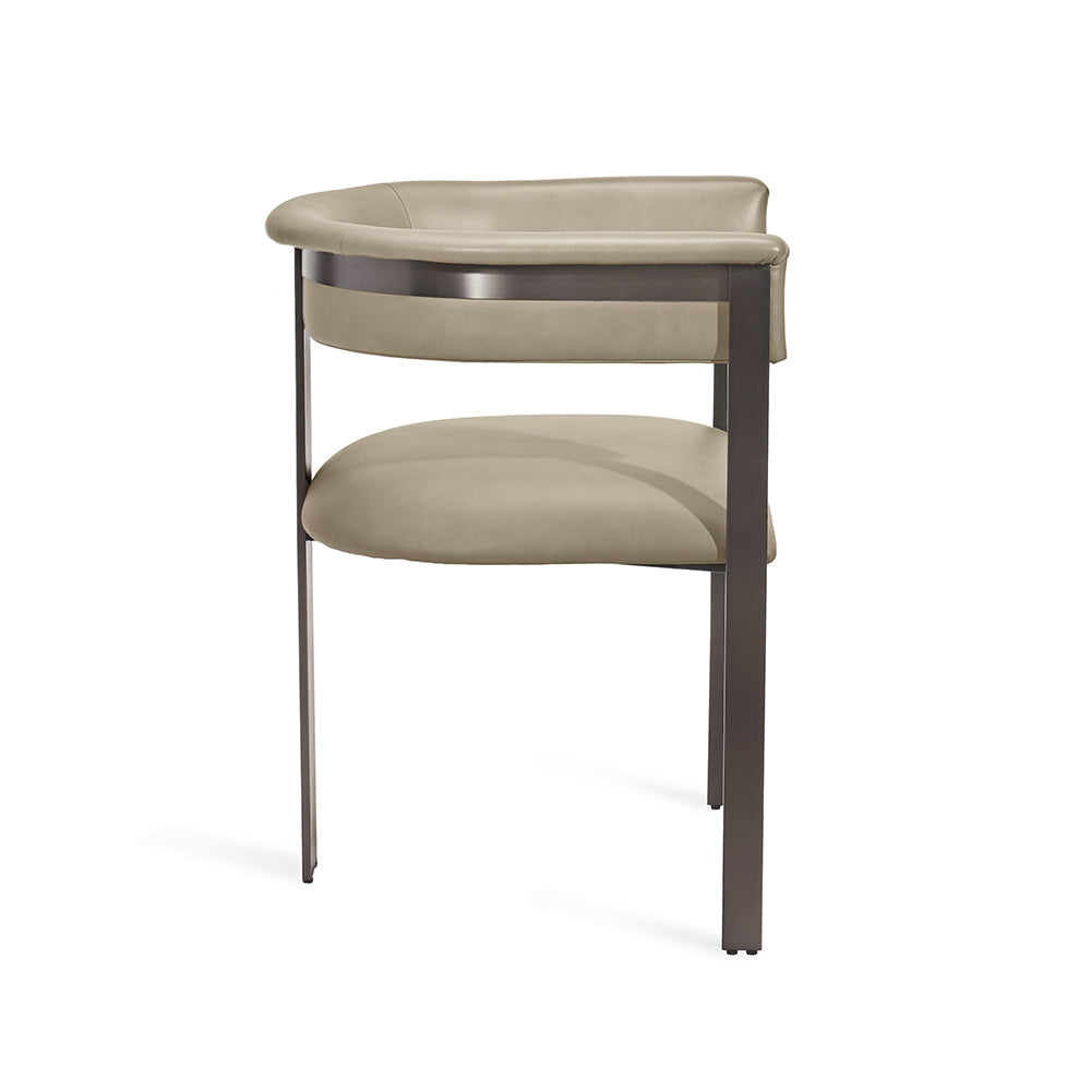 Darcy Dining Chair - Taupe / Graphite