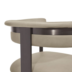 Darcy Dining Chair - Taupe / Graphite