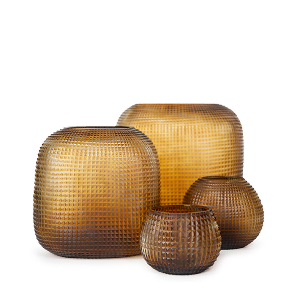 Somba Vase Clear/Dark Brown $85.00 - $654.00