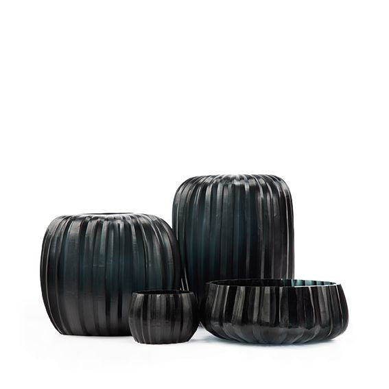 Manakara Vase Dark Indigo