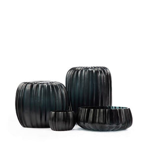 Manakara Vase Dark Indigo