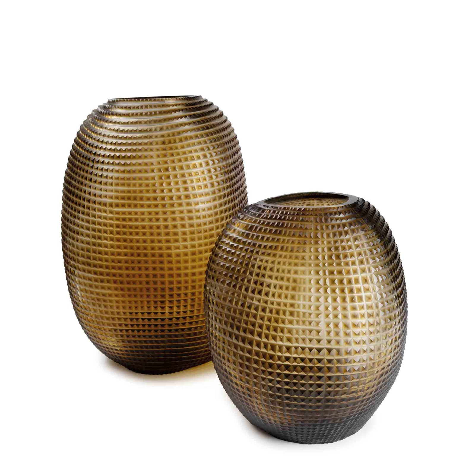 Patara Vase Clear/Dark Brown $680.00 - $1022.00