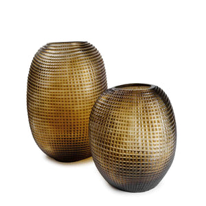 Patara Vase Clear/Dark Brown $680.00 - $1022.00