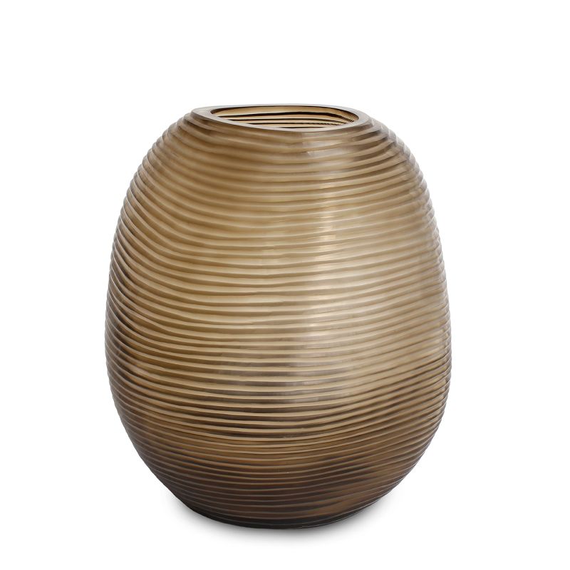 Patara Round Vase Smokegrey