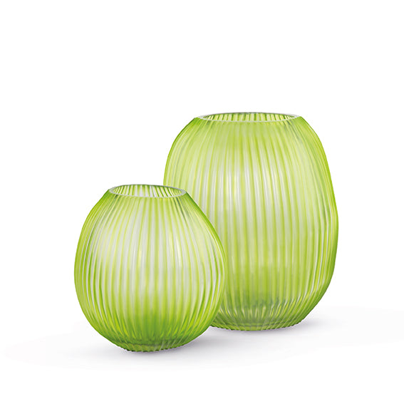 Nagaa Vase Clear/Lightgreen