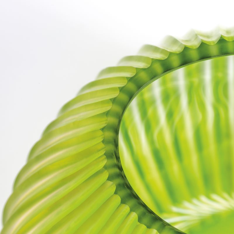 Nagaa Vase Clear/Lightgreen