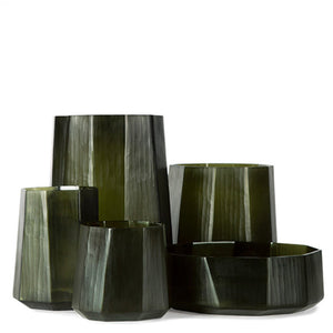 Okka Vase Black Steelgrey $99.00 - $483.00