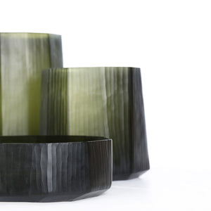 Okka Vase Black Steelgrey $99.00 - $483.00