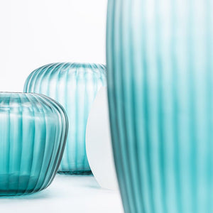 Melrose Vase Clear/Petrol