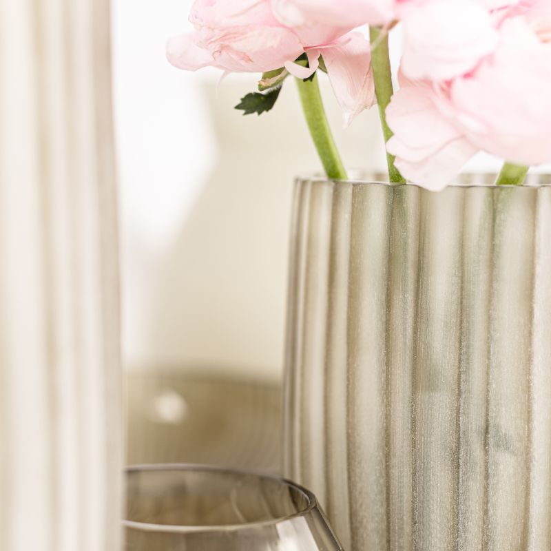 Siena Vase Clear/Smokegrey