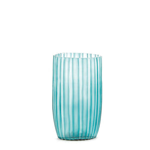 Siena Vase Clear/Petrol