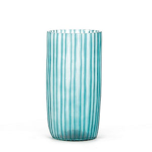 Siena Vase Clear/Petrol