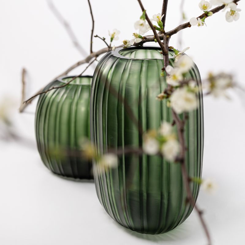 Erongo Vase Light Steelgrey/Black Steelgrey