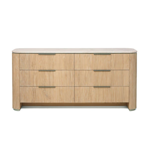 Morrison 6 Drawer Chest - Husk