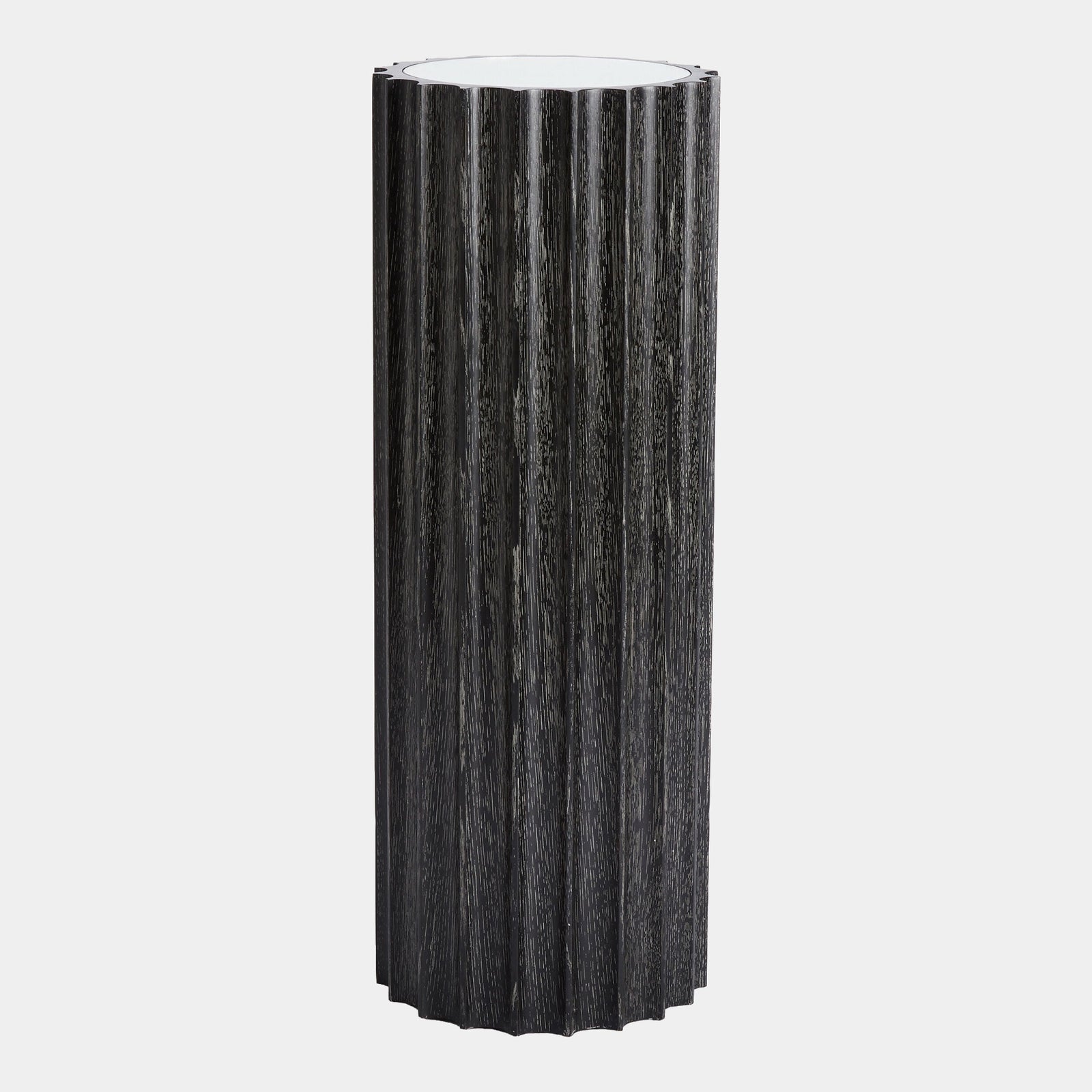Global Views Reflective Column Pedestal – front view