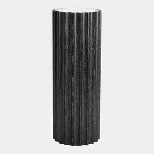 Global Views Reflective Column Pedestal – front view