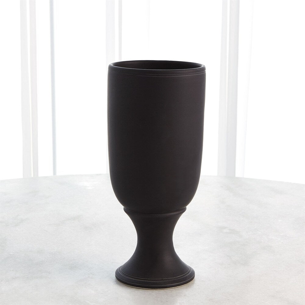 Long Nose Vase - Matte Black