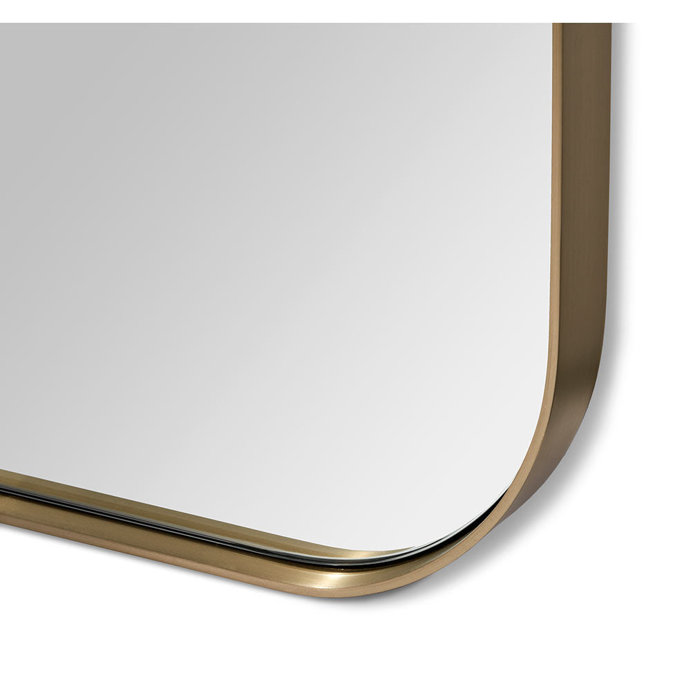 Aalina Mirror - Brushed Brass