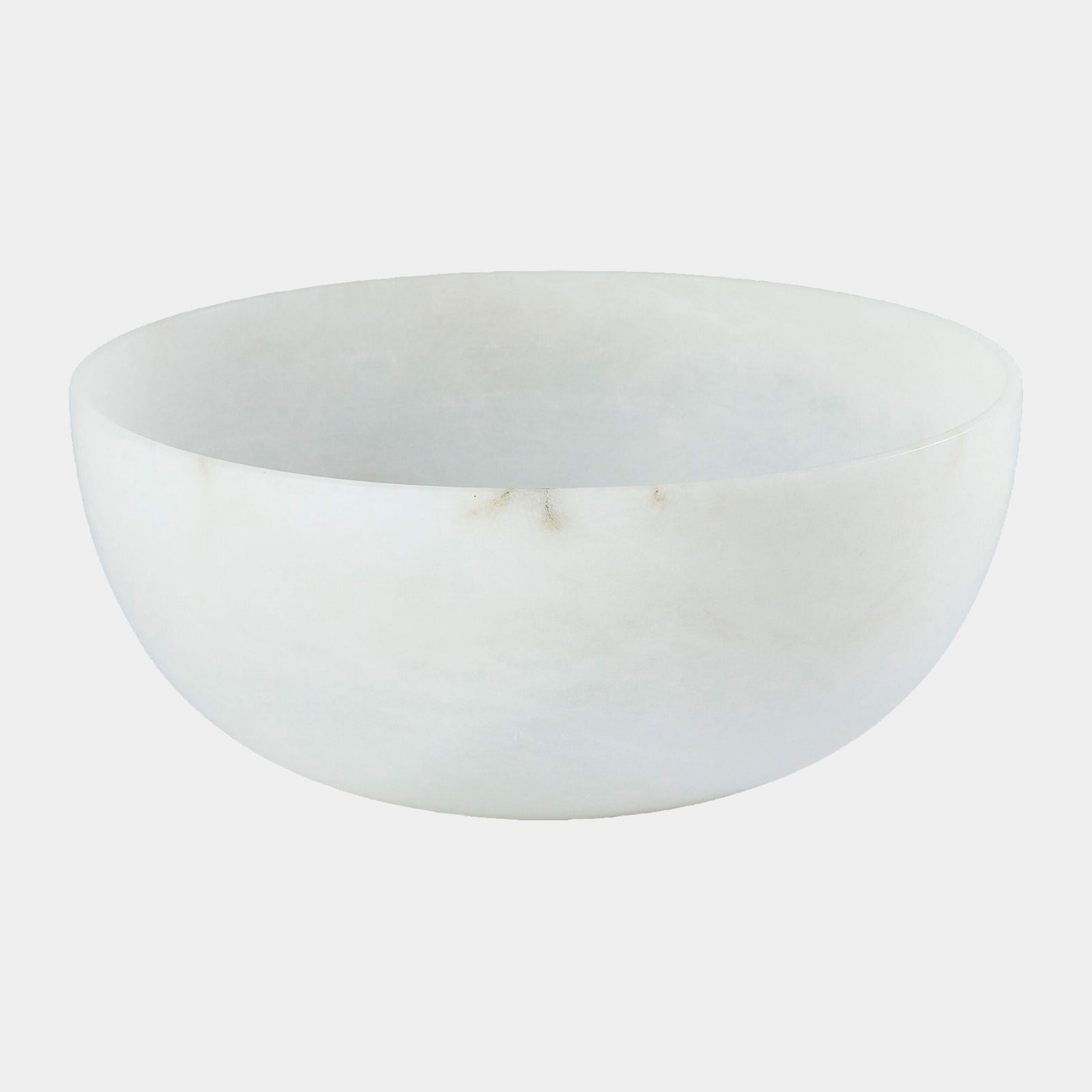 Global Views Sentire Giant Alabaster Bowl – front view