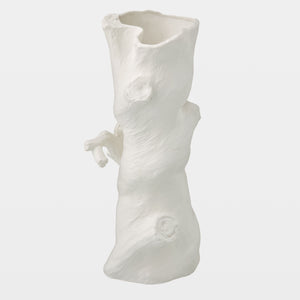 Global Views Buche Faux Bois Vase Tall (22") – back view