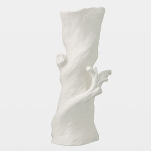 Global Views Buche Faux Bois Vase Tall (22") – profile view